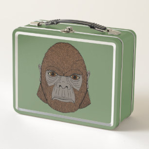 Lunch Box Portrait Bigfoot 1 (Ape-Like)