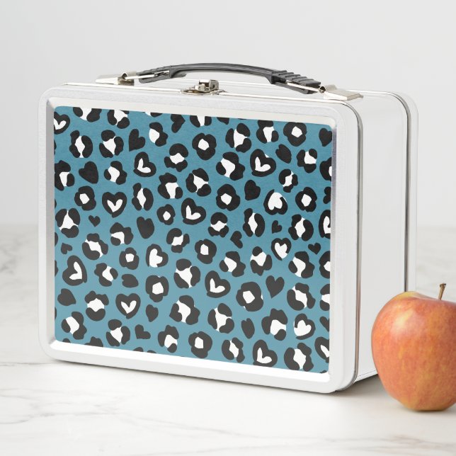 Lunch Box Poster de animal, Léopard Bleu, Zones de Cheetah,  (En situation)