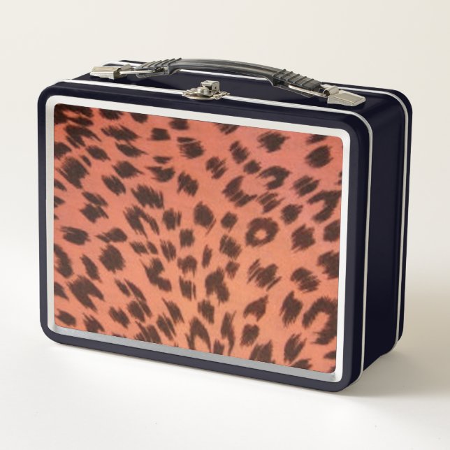 LUNCH BOX POSTER DE ANIMAL ROSE (Devant)