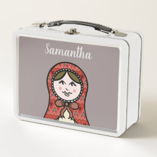 Lunch Box Poupée de nidification russe personnalisée Matryos
