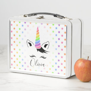 Lunch Box Pretty Pastel Unicorn
