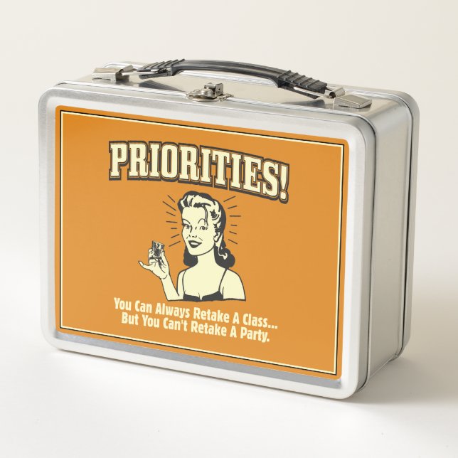 Lunch Box Priorités : Vous pouvez toujours réintégrer une cl (Devant)