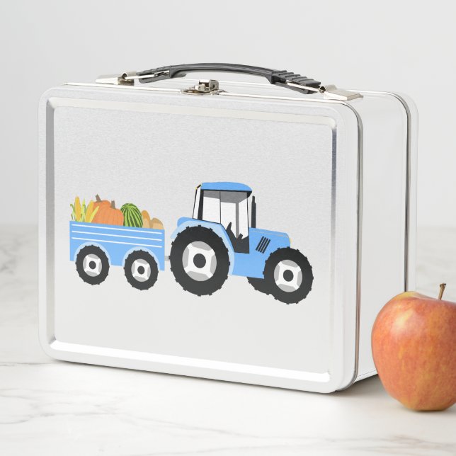 Lunch Box Production de Camion Blue Tracteur (En situation)