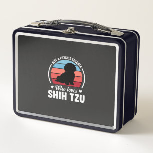 Lunch Box Professeur de physique amateur de chien Shih Tzu