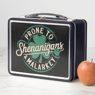Lunch Box Prone To Shenanigans & Malarkey St Patrick's Day