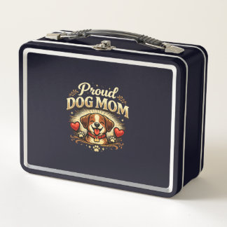 Lunch Box Proud Dog Mom – Cute & Playful Dog Lover Design