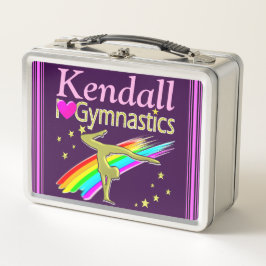 LUNCH BOX PURPLE I LOVE GYMNASTICS BOX DÉJEUNER
