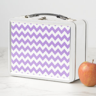 Lunch Box Purple Zigzag, Purple Chevron, Motif géométrique