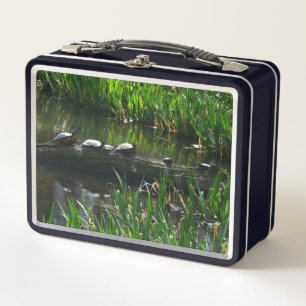 Lunch Box Rangée de tortues Green Nature Photo
