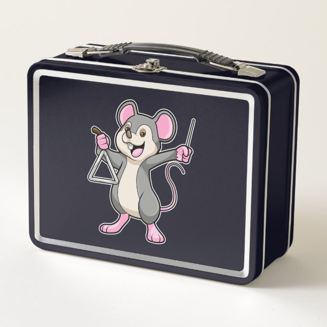 Lunch Box Rat à Musique avec Triangel (Devant)