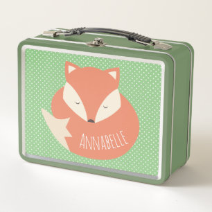 Lunch Box Renard couché mou personnalisé
