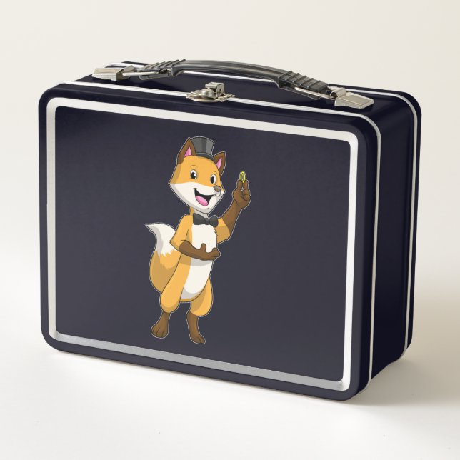 Lunch Box Renard marié avec alliance (Devant)