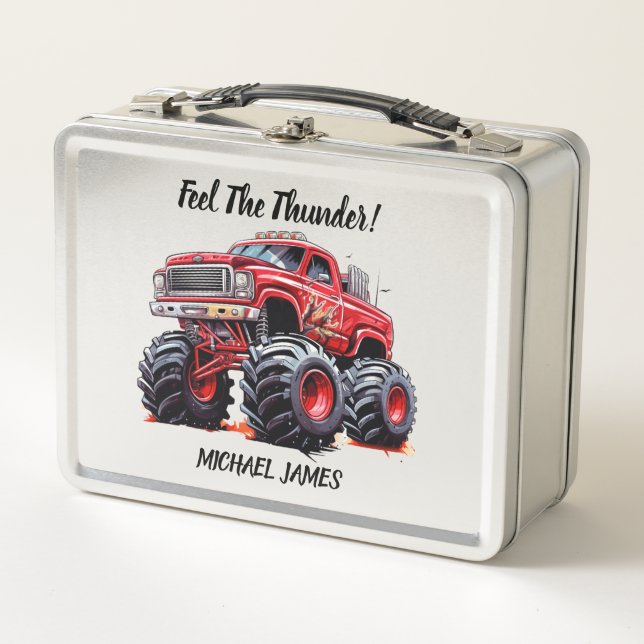 Lunch Box Ressentez le camion Thunder Monster (Devant)