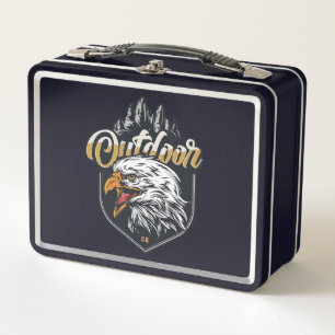 Lunch Box Restez fort Aigle extérieur Citations motivationne