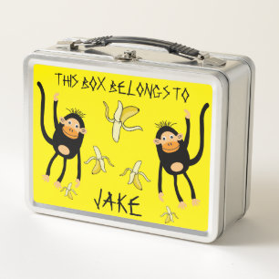 Lunch Box Retour À L'École Petit Singe