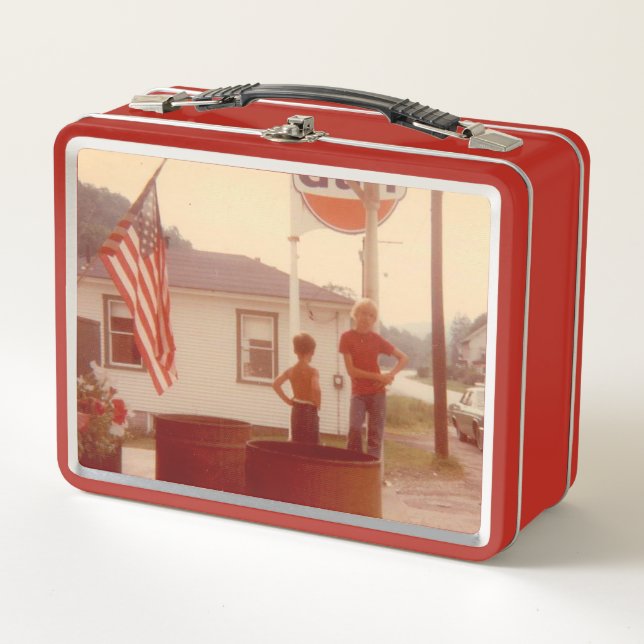 Lunch Box Retro 4 juillet Enfants Scène 4Ashley (Devant)