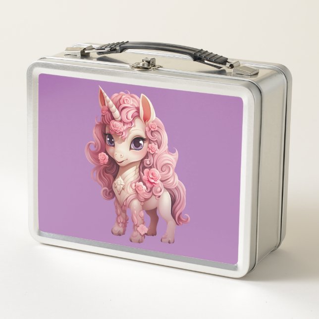 Lunch Box Rêves de Unicorn : Retour à l'école (Devant)