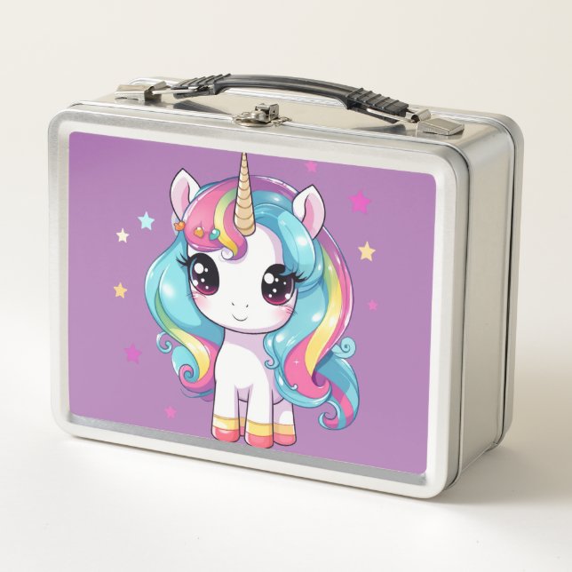 Lunch Box Rêves de Unicorn : Retour à l'école (Devant)