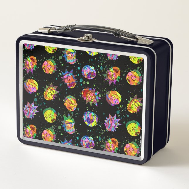 Lunch Box RICK ET MORTY™ | Motif psychédélique (Devant)