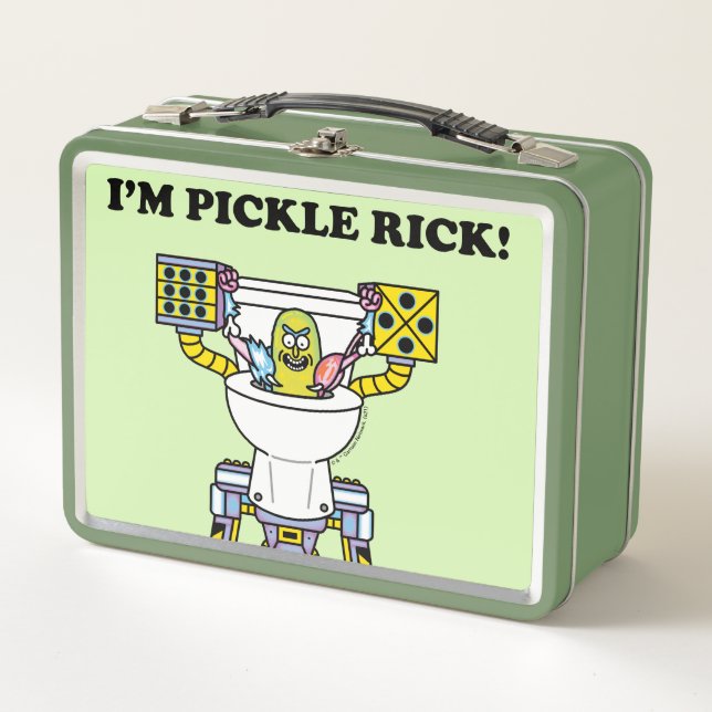 Lunch Box RICK ET MORTY™ | Pickle Rick Toilet Mech (Devant)