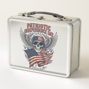 Lunch Box Rocker du bandana patriotique Méta musique Old Glo