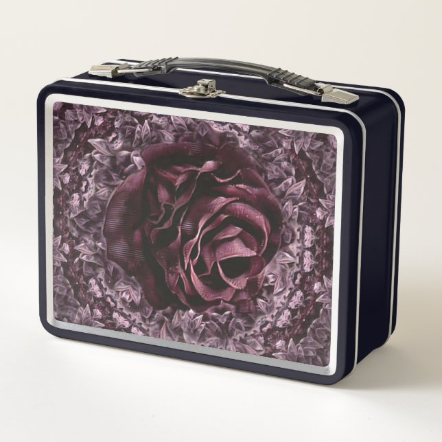 Lunch Box Rose Mandala (Devant)