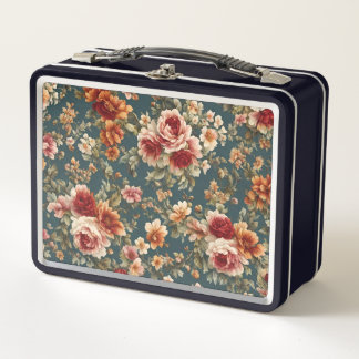 Lunch Box Roses romantiques et belles fleurs