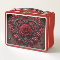 Roses rouges gothiques Saint-Valentin