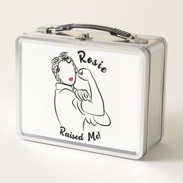 Lunch Box Rosie Augmente la décennie - Toile Imprimer (Devant)