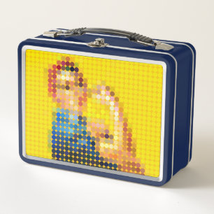 Lunch Box Rosie le Riveter "Nous pouvons le faire" pixeldot
