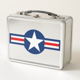 LUNCH BOX ROUNDEL MILITAIRE AMÉRICAINE