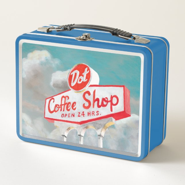 Lunch Box Route américaine | Coffee Shop Sign (Devant)