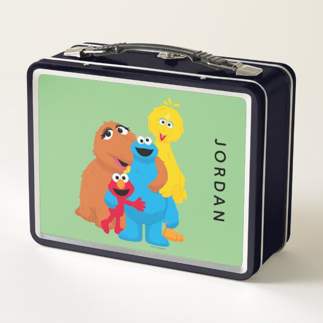 Lunch Box Rue Sésame | Groupe Hug | Ajouter Votre Nom (Dos)