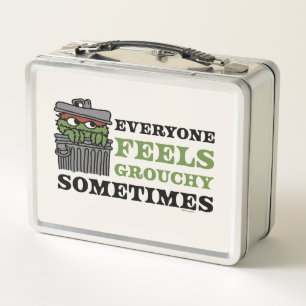 Lunch Box Rue Sésame Oscar le Grouch se sent Grouch
