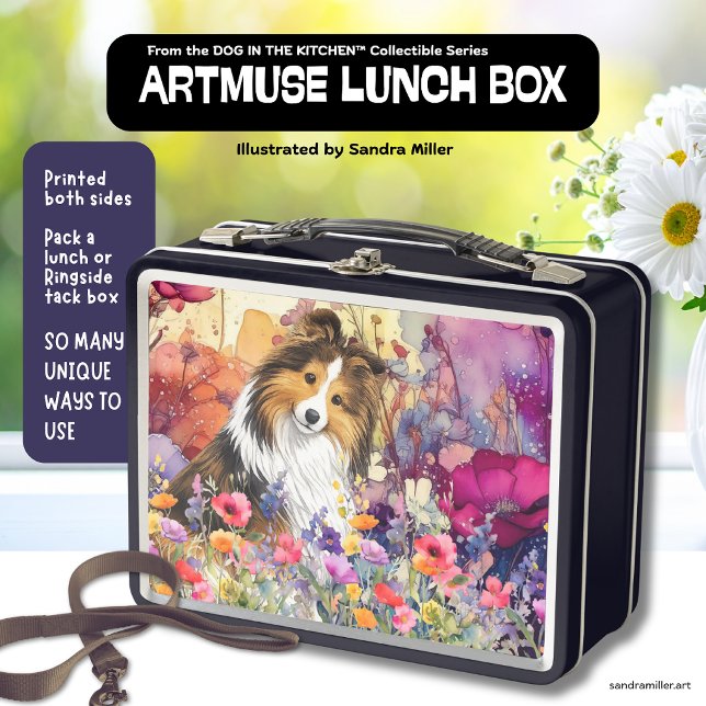 Lunch Box SABLE le Sheltie (Créateur téléchargé)