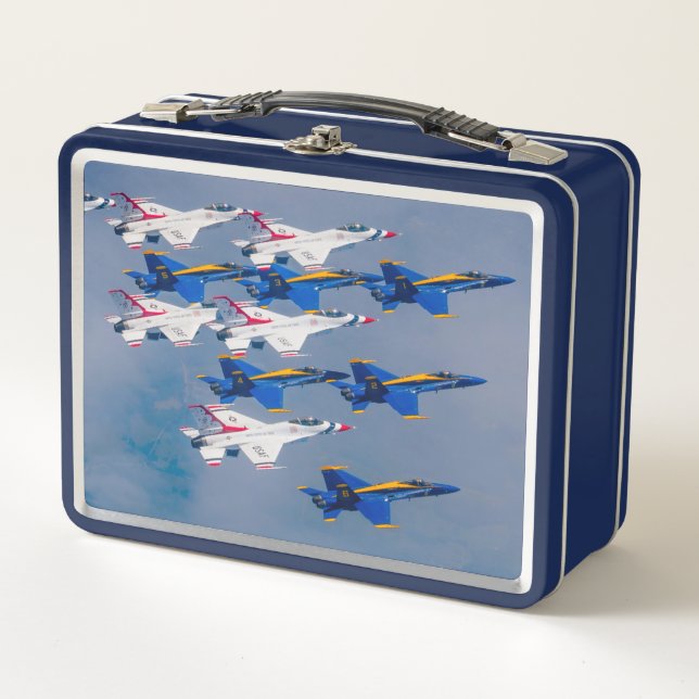 LUNCH BOX SALUTE DES ÉQUIPES DÉMOCRATIQUES AMÉRICAINES ! (Devant)