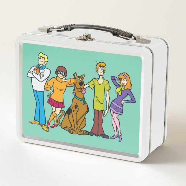 Lunch Box Scooby-Doo | Gang 14 entier Mystery Inc (Devant)