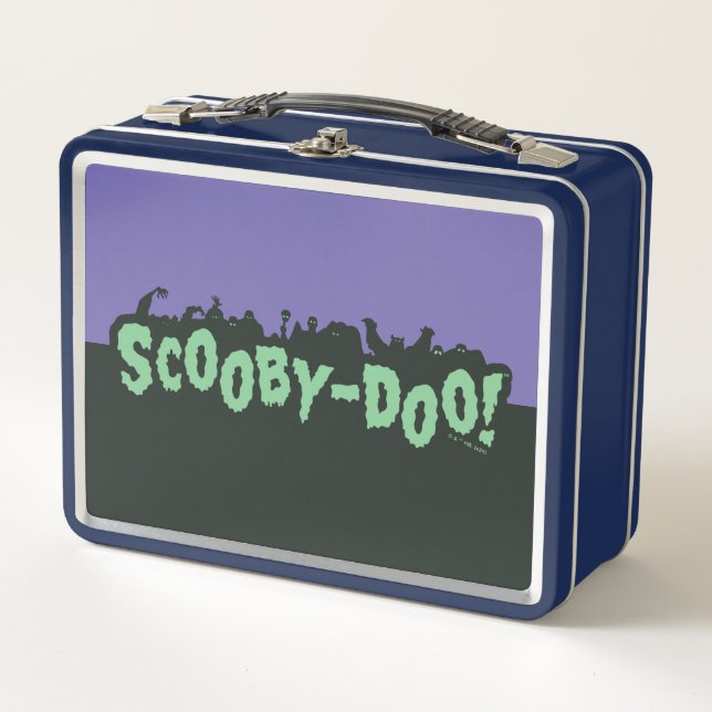 Lunch Box Scooby-Doo ! Logo Monster Silhouette (Devant)
