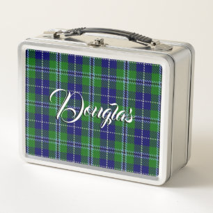 Lunch Box Scottish Eats ! Clan Douglas Tartan Plaid