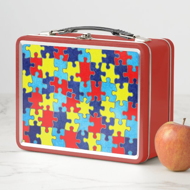 Lunch Box Sensibilisation sur l'autisme-Puzzle par Shirley T (En situation)