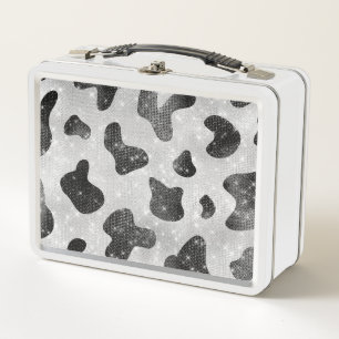 Lunch Box Séquins de Parties scintillant brillant noir brill
