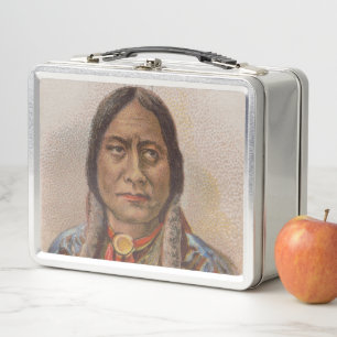 Lunch Box Signaux de fumée : Lakota Indian Chief Sitting Bul