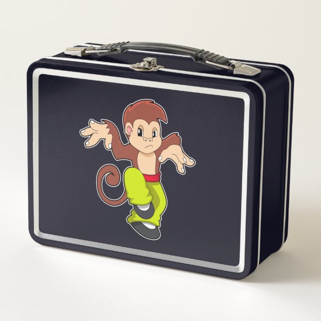 Lunch Box Singe aux arts martiaux Kungfu (Devant)