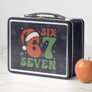 Lunch Box Six Seven 67 Chapeau de Père Noël Drôle de Noël Xm