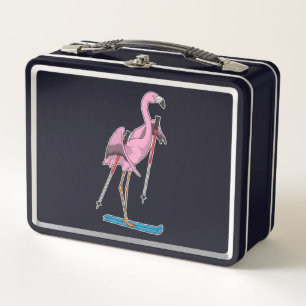 Lunch Box Ski de Flamant rose