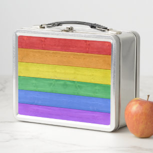 Lunch Box SlipperyJoe's classique arc-en-ciel tactile artisa