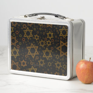 Lunch Box SlipperyJoe's étoile de David artistique sur le th