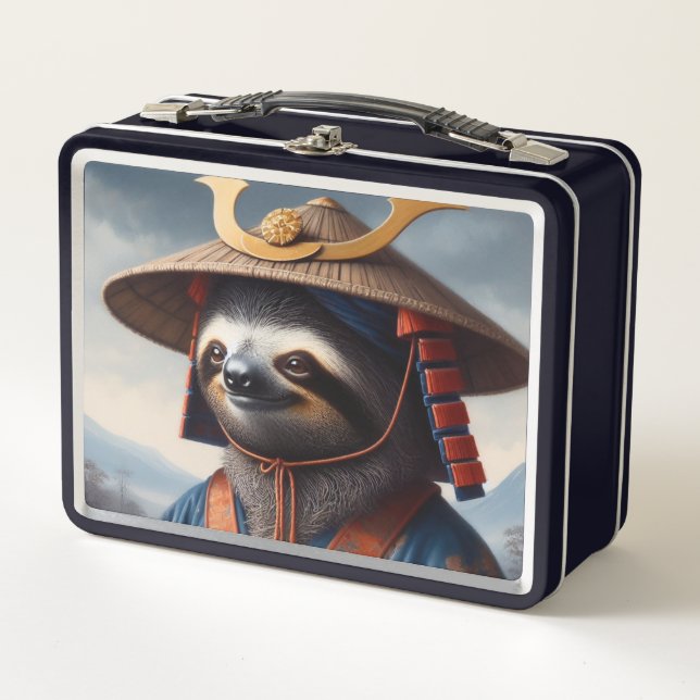 Lunch Box Sloth Samurai (Devant)