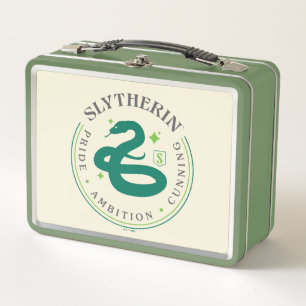 Lunch Box SLYTHERIN™ Insigne de fierté de la Maison du serpe