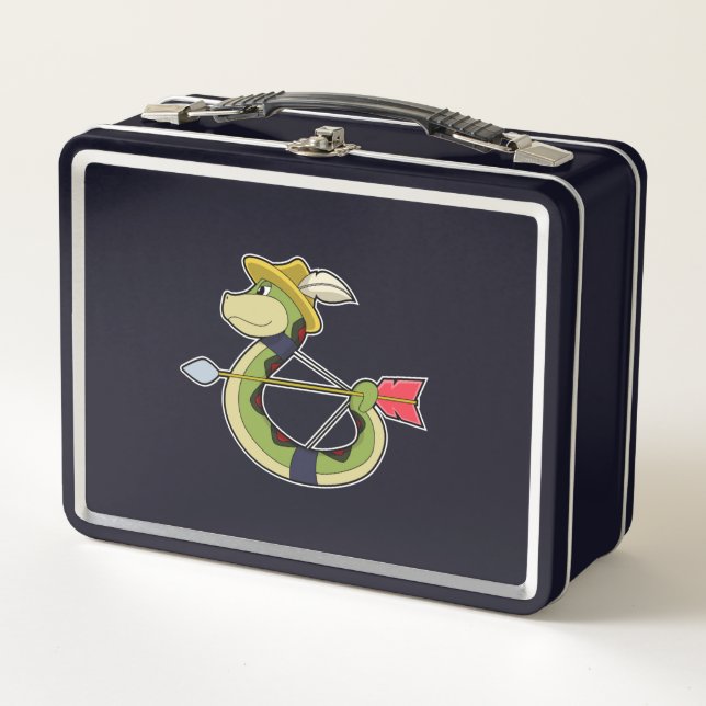 Lunch Box Snake as Archer with Bow & Arrow (Devant)